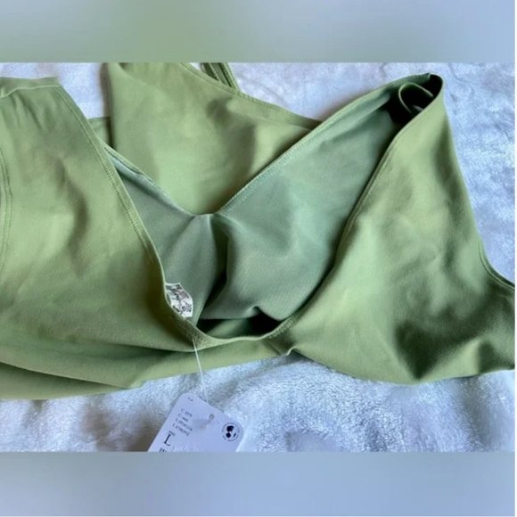 NWT Free People | Keep It Sleek Bodysuit in Oasis Green Size L - Picture 4 of 6